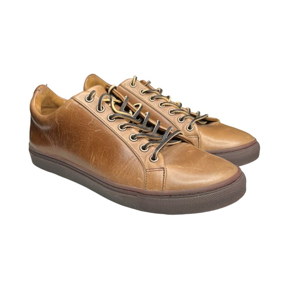 Thursday Men's Leather Premier Low‎ Top Everyday Sneaker Brown 6.5 Minimalist
